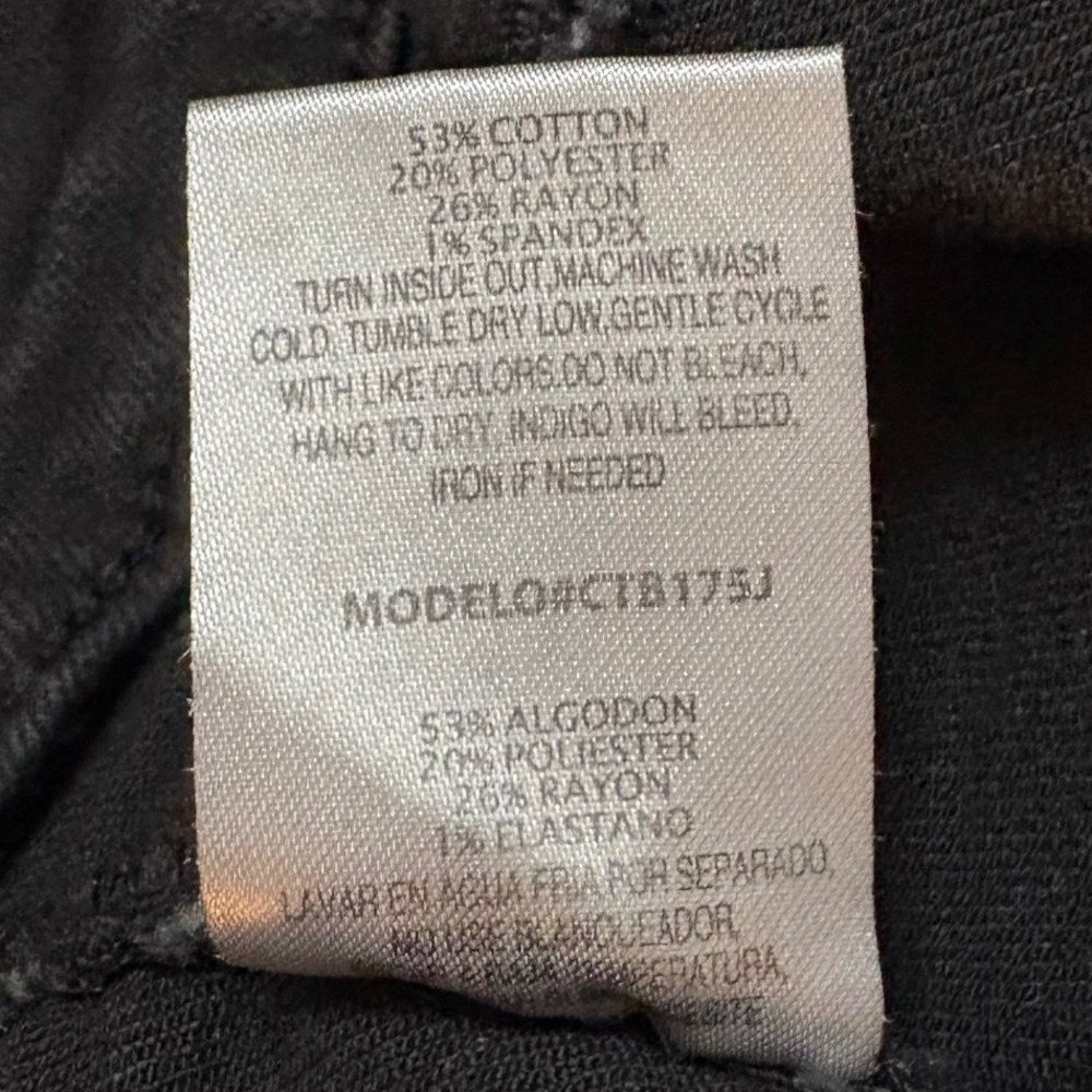Black Label by First Toe Distressed Denim Jacket Faded Black Trucker S - Picture 5 of 5